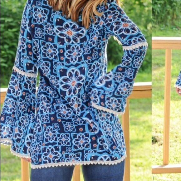‎Boho Floral Tunic - Picture 10 of 16